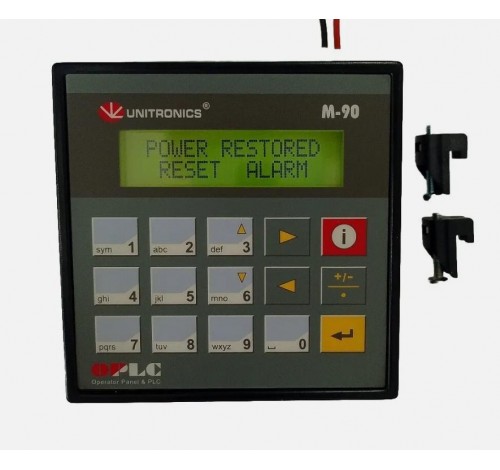 UNITRONICS M-90 OPLC OPERATOR PANEL & PLC MODULE