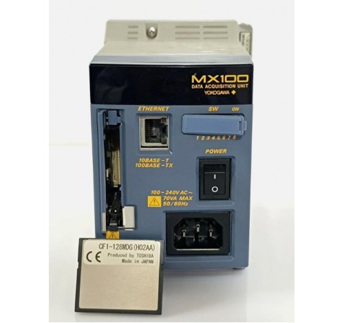 YOKOGAWA MX100 DATA ACQUISITION UNIT MX100-E-1F STYLE S2 100-240V AC